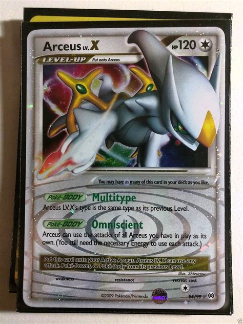 all pokemon lv x cards|pictures of arceus pokemon card.